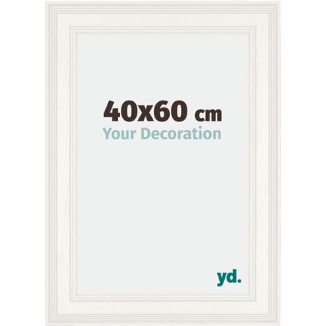Londen Cadre Photo en Bois 40x60cm Blanc. - Blanc