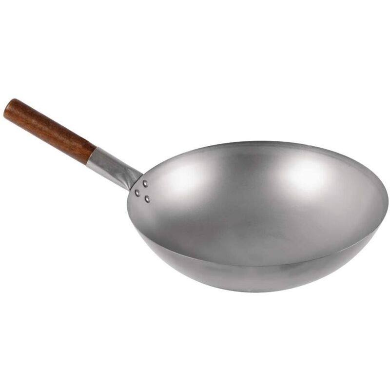 London CT246 - Wok con fondo rotondo, 38 cm