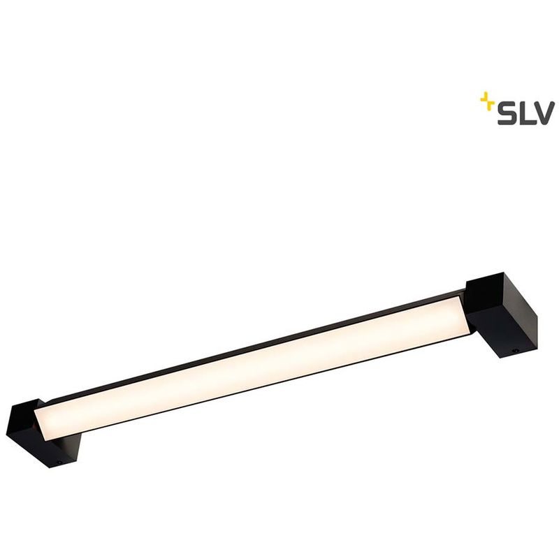 SLV - Long Grill LED Wand- und Deckenleuchte Schwarz 3000K