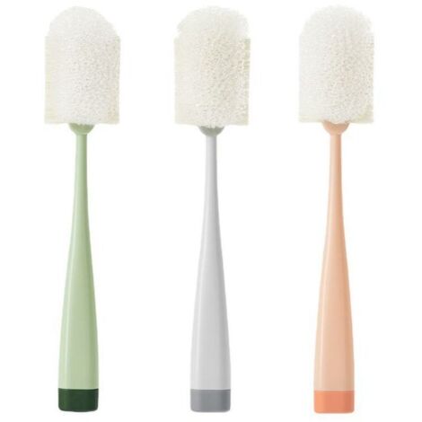 Long Handle Bottle Cleaner, Detachable Bottle Brush, Cup Cleaner, Dish Sponge, Cleaning Brush, Kitchen Cleaning Accessory, 1 Piece (Green)