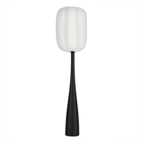 Long Handle Bottle Cleaning Brush Sponge Brush Cleaner Cleaning Brush for Bottle Coffee Cup Glasses(Black)