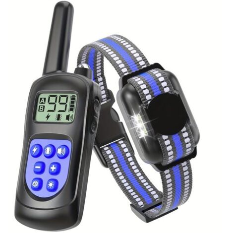 Long-Range Electric Training Collar - 600m Remote, Vibration/Static/Sound (Sport Style) Multi-Function Anti-Bark Collar