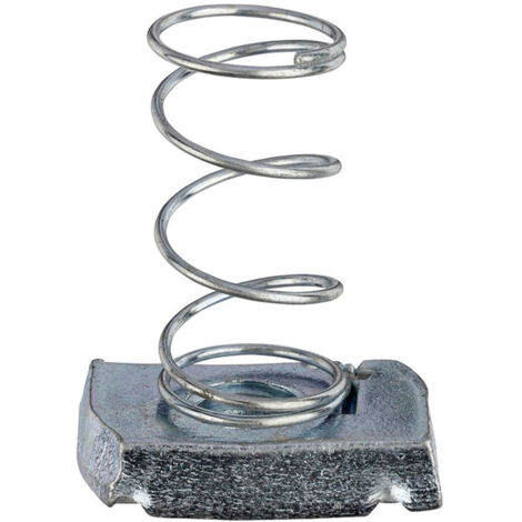 Long Spring Channel Nuts BZP - M8