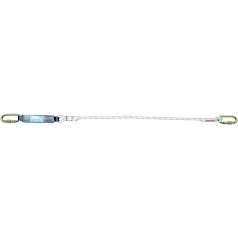 Longe avec absorbeur et connecteurs LDA12 2-10-10 - TRACTEL - 77712