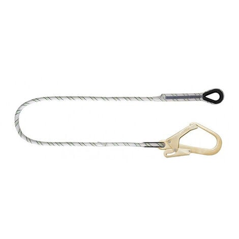 Longe de retenue corde tressée avec mousqueton d'échafaudage - 1.5 m - FA4050215