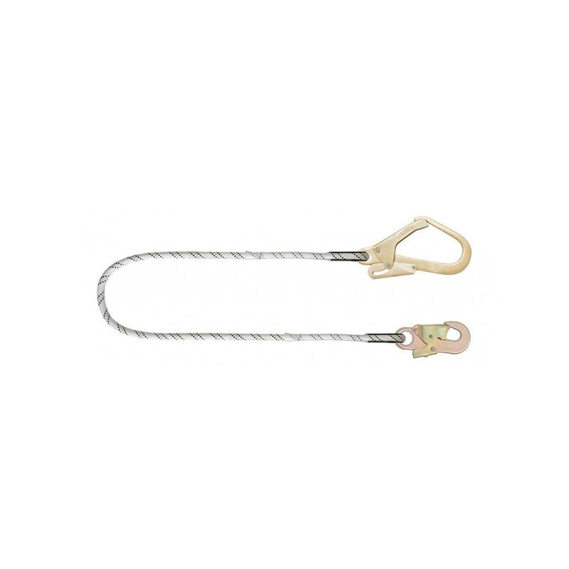 Longe de retenue en corde tressée avec connecteurs - 1 m - FA4050310