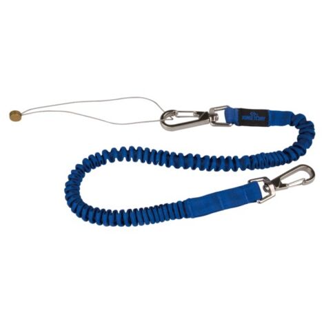 Longe de sécurité rétractable 800-1300mm – Mousqueton 3kg – Sangle nylon avec absorption chocs – Pour chantiers en hauteur – King Tony