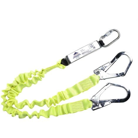 Longe de sécurité, corde de protection contre les chutes de ceinture de  harnais d'escalade extérieure avec mousqueton, cacabin