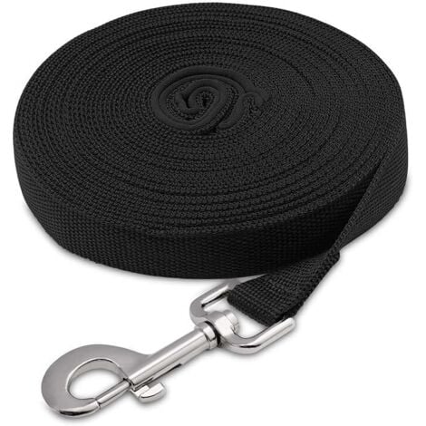 SERBIA Longe pour Chien 5m, Laisse de Dressage Longue pour Chiens, Idéal pour la randonnée, Le Camping, l'entraînement, la Plage