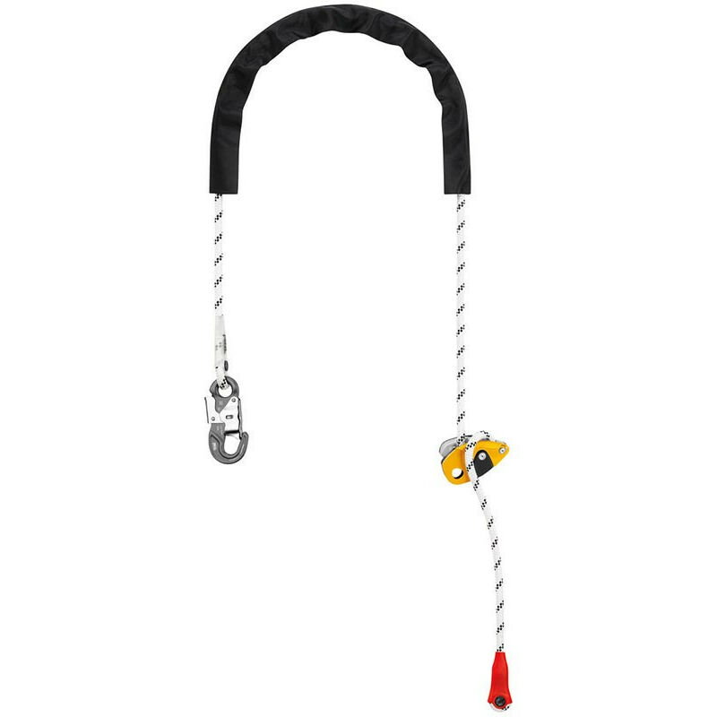 Longe réglable de maintien avec connecteur Grillon Hook Petzl L052BA - Blanc - 5 m