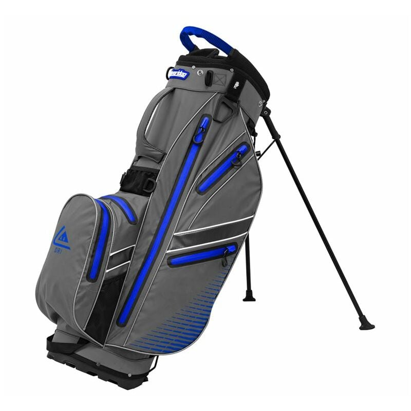 Longridge - 2 Waterproof Stand Bag Blue/Grey/Blue - Blue/Grey/Blue