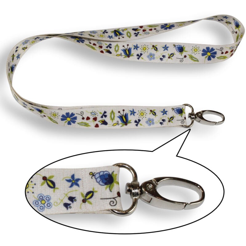 Longue laisse folklorique cachoube, beige