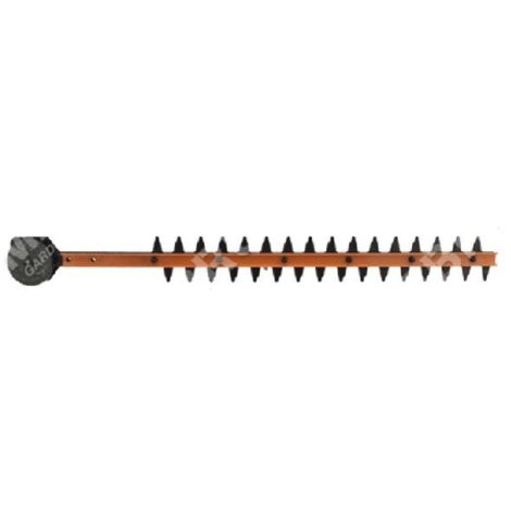 Longueur de lame supérieure et inférieure 687 mm Double coupe pour taille-haie KEYMA - COMPATIBLE YAT - 030867