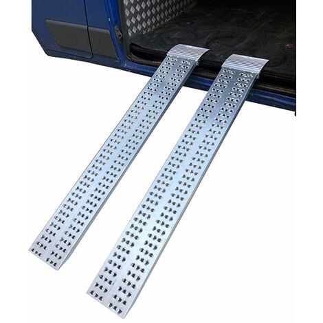 Longueur de rampe 2.00m - Hauteur à franchir de 529 à 593mm - charge max par paire 700kg pour empattement 1250mm - Prix Unitaire - M030B2/HS/20U