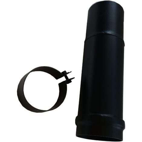 Longueur droite ajustable simple Ø 100 noir