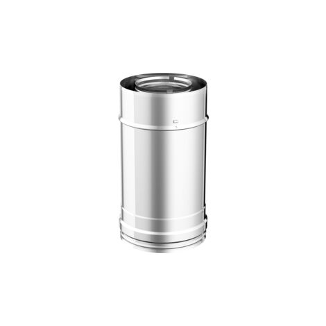 Longueur droite tuyau coaxial 250 mm - Ø 80/130