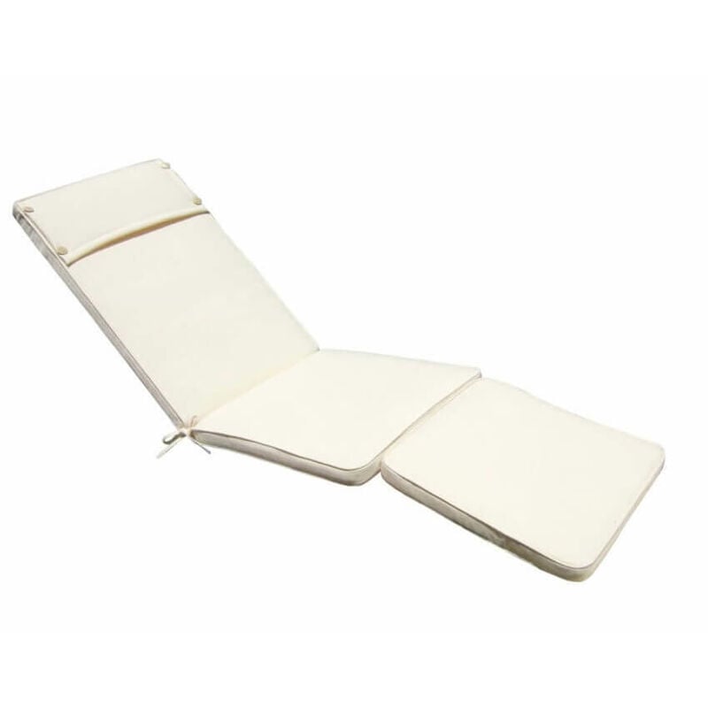 Longueur oreiller extérieur extérieur en polyester amovible 175x49 cm pour le lit Beige