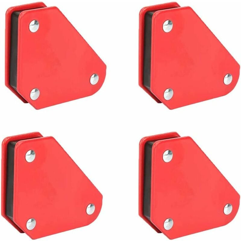 Longziming - 4 Pcs Angle des Supports de Soudage Magnétique, Angle de Soudure Magnétique, Supports de Soudure Magnétiques, pour Le Soudage Fixe