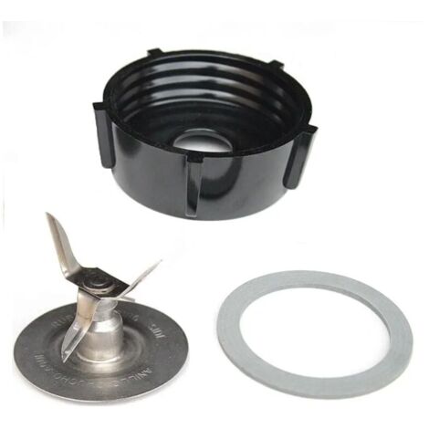 Longziming – Kit de remplacement pour blender Oster – Lame réversible en acier inoxydable – 2 joints en caoutchouc – Améliore les performances de mixage