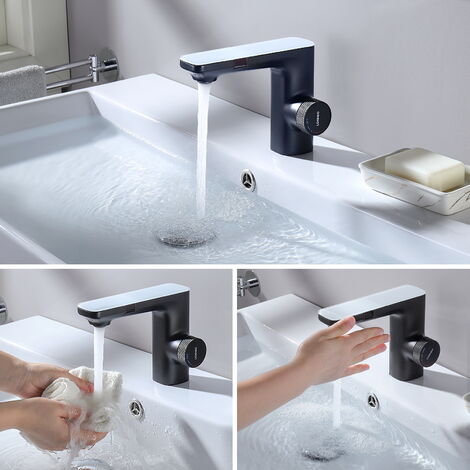 Kibath Grifo ALTO monomando para lavabo de la serie SIO perfectos para  lavabos de sobre encimera o tipo bol. Fabricado en latón de alta calidad y  acabados en cromo con brillo –