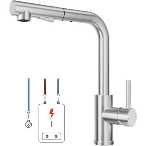ONECE Wandmontage Wasserhahn Küche Mit 2 Strahlart Produktbild-Vorschau 6