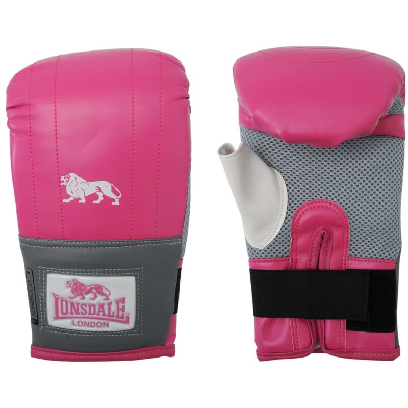 

Guantes de entrenamiento de jabs rosa y gris L/XL - Rosa - Lonsdale