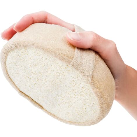 Loofah Sponge - éponge de douche en Lufa naturel - corps visage bien-être
