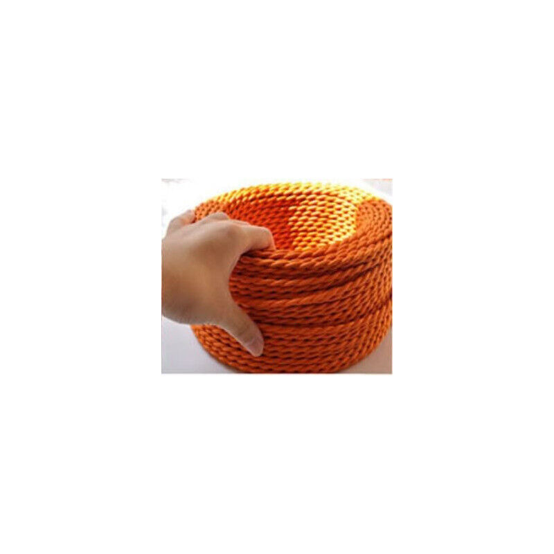 

Look retro vintage naranja de la tela de alambre trenzado