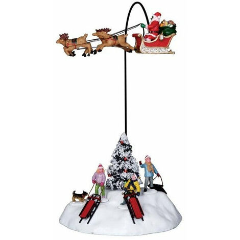 Look There is Santa con Alimentatore 4.5V Cod. 14429