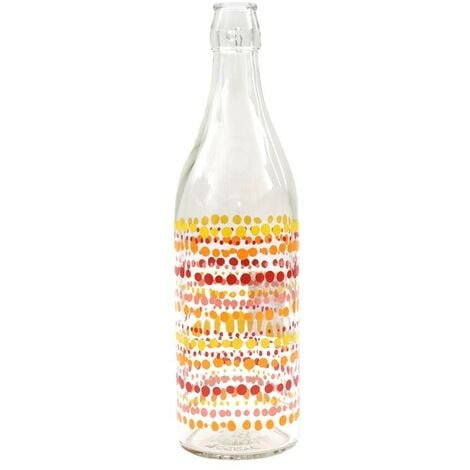 Bar @ drinkstuff Bottiglie in vetro colorato Swing Top 1 litro - Set di 6 -  Bottiglie rosse, blu, arancioni, verdi, giallo, viola : : Casa e  cucina