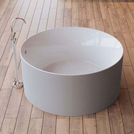 LOOM 2.0 Grigia, Vasca rotonda L 130x l 130 cm, by SPALINA