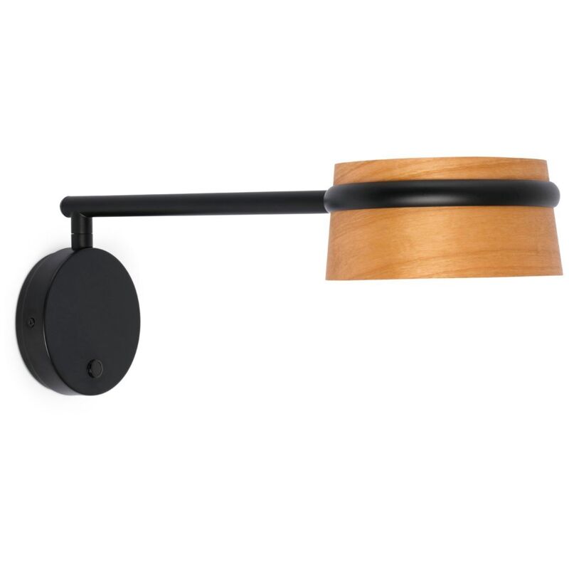 

Faro Barcelona - LOOP Aplique de pared 29566 - NEGRO MATE