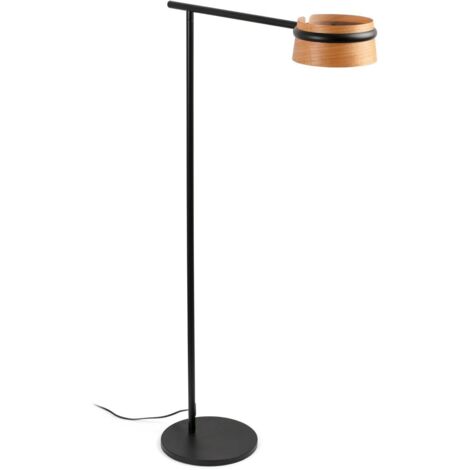 LOOP Lámpara pie de salón negro