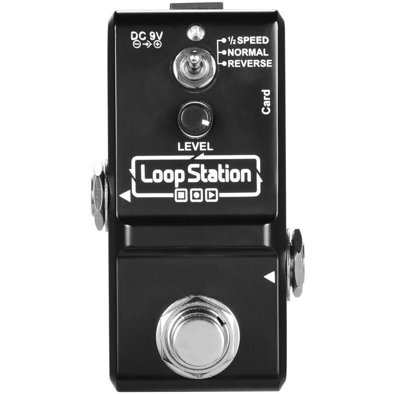 

Loop Station Mini Pedal de efecto de bucle de guitarra 10 minutos de tiempo de grabacion 3 modos de trabajo True Bypass Carcasa de metal completo con