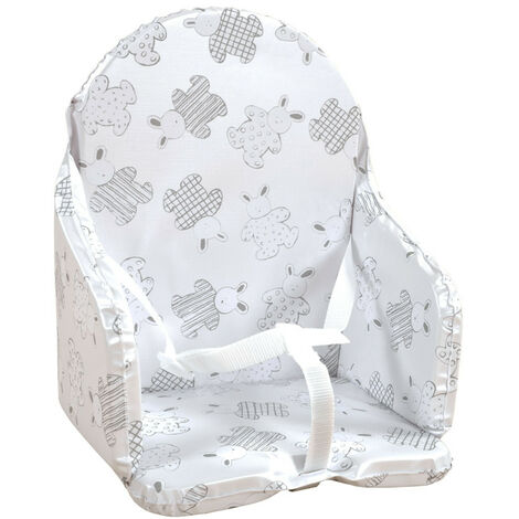 Looping Coussin Chaise Haute Sangles Lapin Pyjama