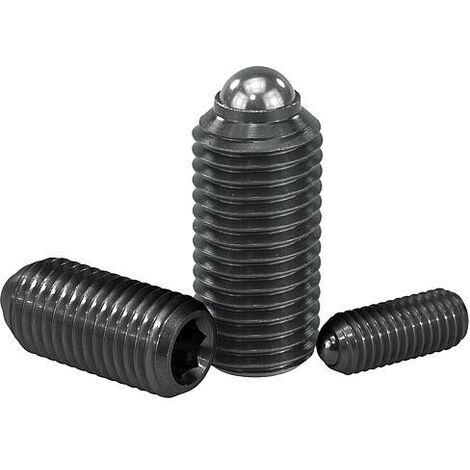 Loquet a bille avec 6 pans 6 et boule M 12