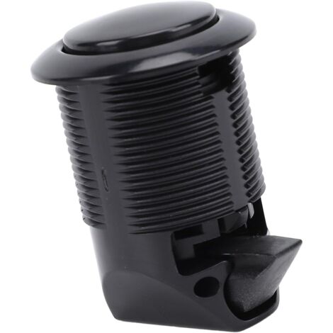 Loquet à Bouton-poussoir sans clé au Design Minimaliste, pour Camping-car, Yacht, Intégration Facile, Remplacement de la Serrure D'armoire (Noir)
