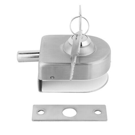 Loquet à pêne en acier inoxydable pour porte vitrée, pour accessoires de salle de bain à domicile
