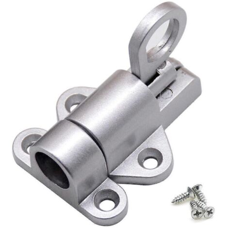 Loquet automatique à ressort pour trappe de grenier. outil de verrouillage en alliage d'aluminium. argent