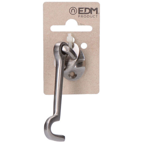 Loquet de bateau 75 mm en laiton nickel mat dans un pendentif en carton EDM