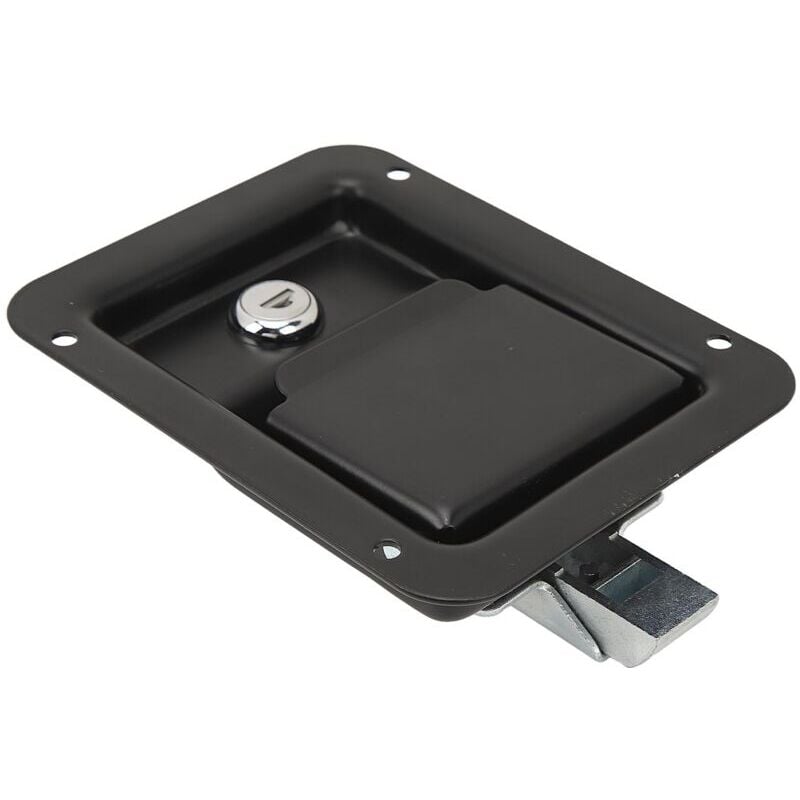 SNQ - Loquet de Poignée de Boîte à Outils, Serrure de Porte à Palette de Remorque de Construction en Acier à Montage encastré à Large Application