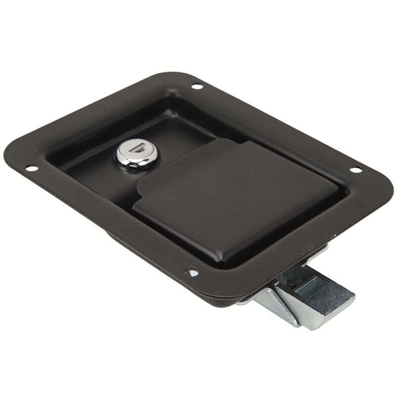 Loquet de Poignée de Boîte à Outils, Serrure de Porte à Palette de Remorque de Construction en Acier à Montage encastré à Large Application