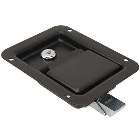 Loquet de Poignée de Boîte à Outils, Serrure de Porte à Palette de Remorque de Construction en Acier à Montage encastré à Large Application Polyvalente pour Camions pour A