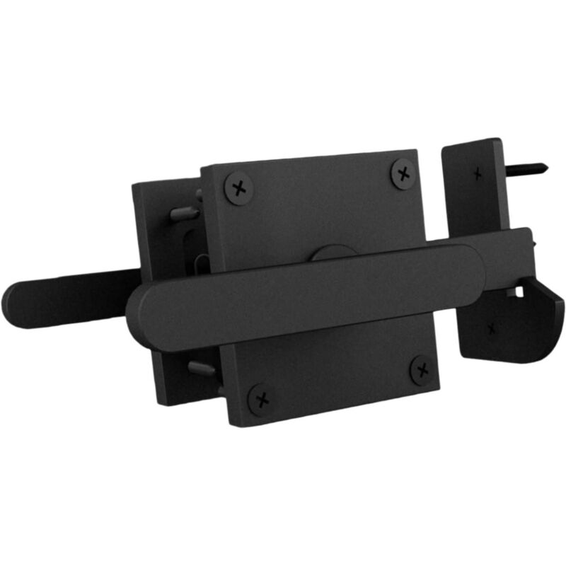 Loquet de portail double face, quincaillerie de portail, facile à installer, loquet de porte battante robuste pour abri de jardin, garage, clôture