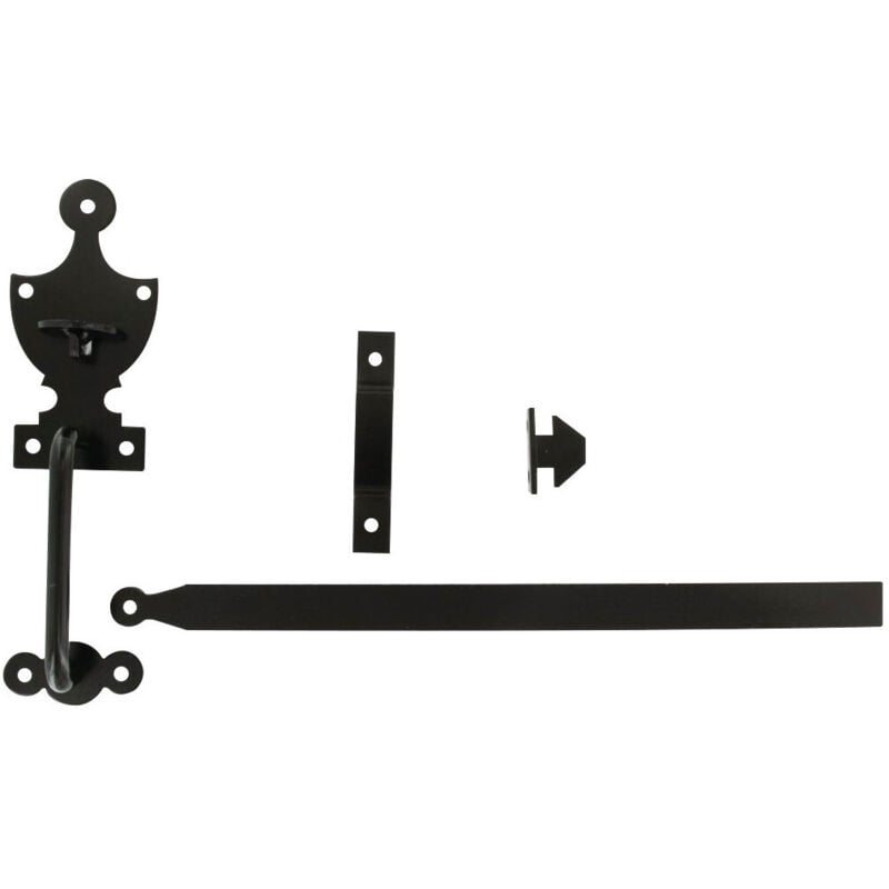 Monin - Loquet de porte à bascule noir afbat