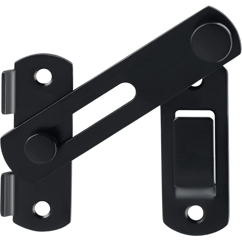 Loquet de porte coulissante avec vis pour portes, fenêtres, armoires et jardins, en acier inoxydable
