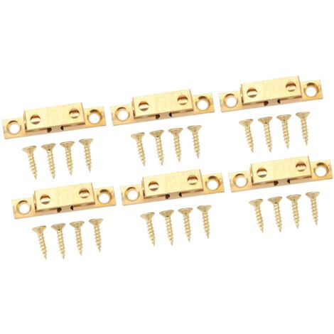 Loquet de Porte d'armoire, Loquet de Tension à Double Bille en Laiton pour Installation Facile pour la Plupart des Armoires (50 mm / 2 pouces)