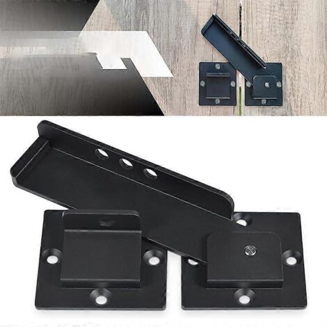 Loquet de porte de 7,5 pouces avec trou pour cadenas, fabriqué en alliage d'aluminium durable, adapté aux clôtures en bois extérieures, antirouille et facile à installer.
