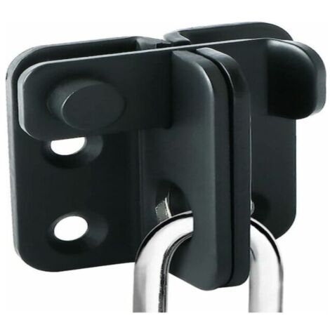 Loquet de porte en acier inoxydable, verrou antivol avec serrure à clé, adaptable à ouverture gauche ou droite. Sécurise portes intérieures et extérieures, robuste et discret.