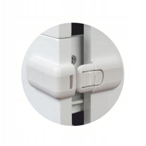 Loquet de sécurité pour tiroirs, verrouillable, 1 pièce.
